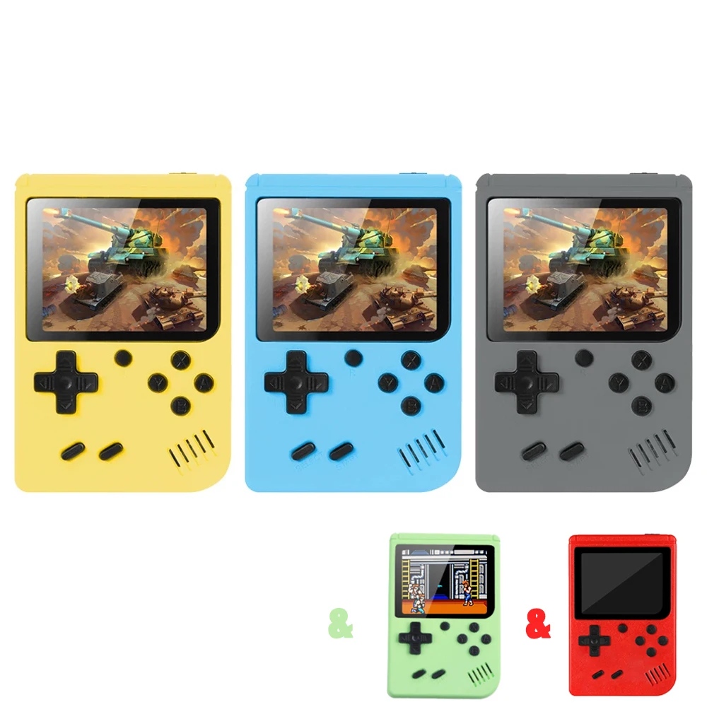 

Built-In 800 Classic Games with Tetris Protable Video Game Consoles Mini Pocket Retro Handheld Gaming Console 5-Types Kids Gift