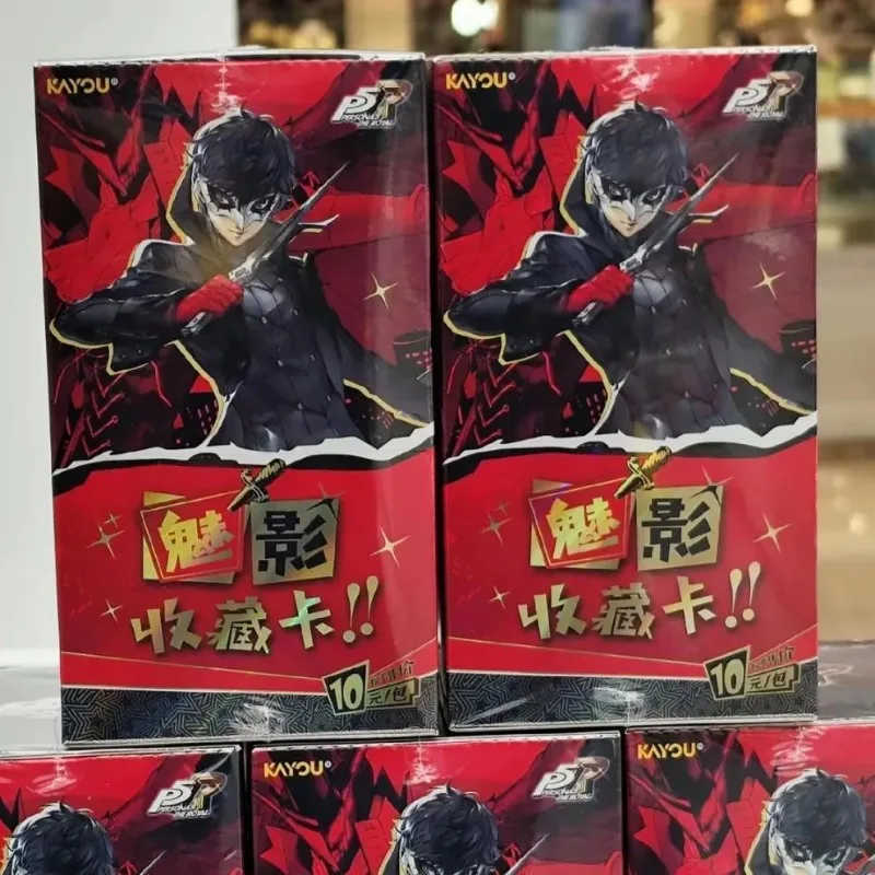 Фото Оригинальная коллекционная карта KAYOU Persona 5 Royal Edition Phantom Collection, 1-я серия, аниме-игра, слепая коробка, сувенир, игрушка №1