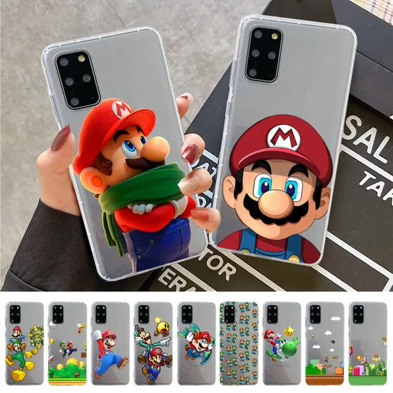 

Bandai Cute Super Mario Bros Phone Case for Samsung S20 ULTRA S30 for Redmi 8 for Xiaomi Note10 for Huawei Y6 Y5 cover