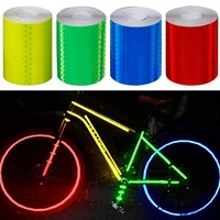 5cm3m bicycle wheels reflective tape fluorescent mtb bike reflective sticker for bike reflective strip for cycling warning