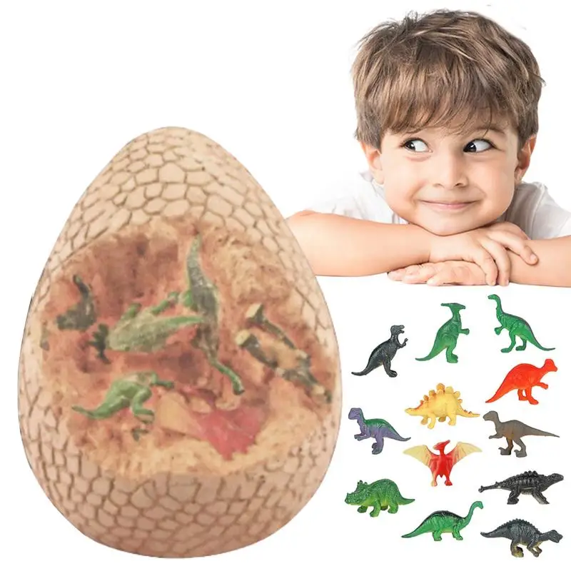 

Dino Eggs Dig Kit Dinosaur Egg Digging Kit 12 Unique Surprise Dinosaurs Excavation Egg Archeology Educational Science STEM Toy