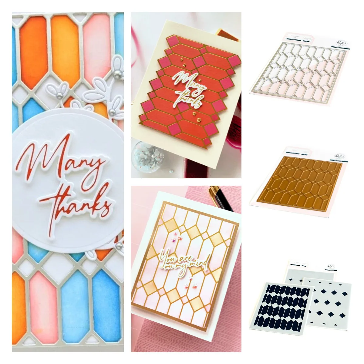 

2022 New Arrival Cutting Dies Stencil Hot Foil Decoration For Scrapbooking Craft Diy Album Template Decor Model Hot Hexagons