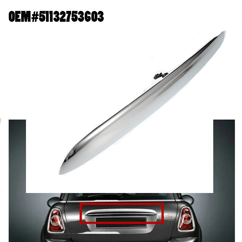 Для Mini Cooper R55 R56 R57 R58 R59 2007-2014 Хромированная ручка крышки багажника Замена