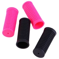 2pcs bicycle grips short handle rubber non slip cycling scooter mtb bike parts