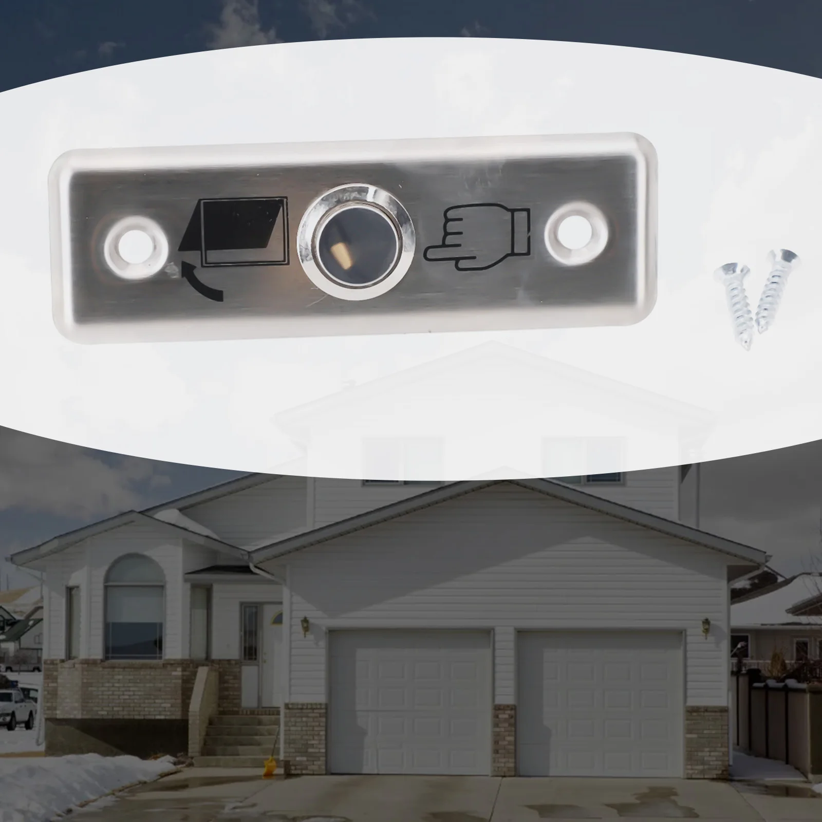 Для контроля доступа дверной выключатель из нержавеющей стали тонкая кнопка