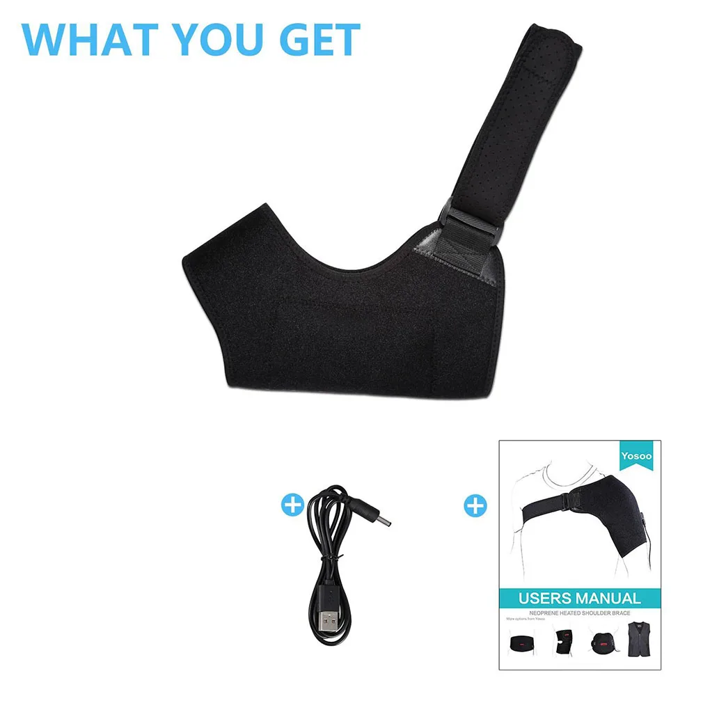 

Регулируемый плечевой Фиксатор с подогревом и поддержкой через USB