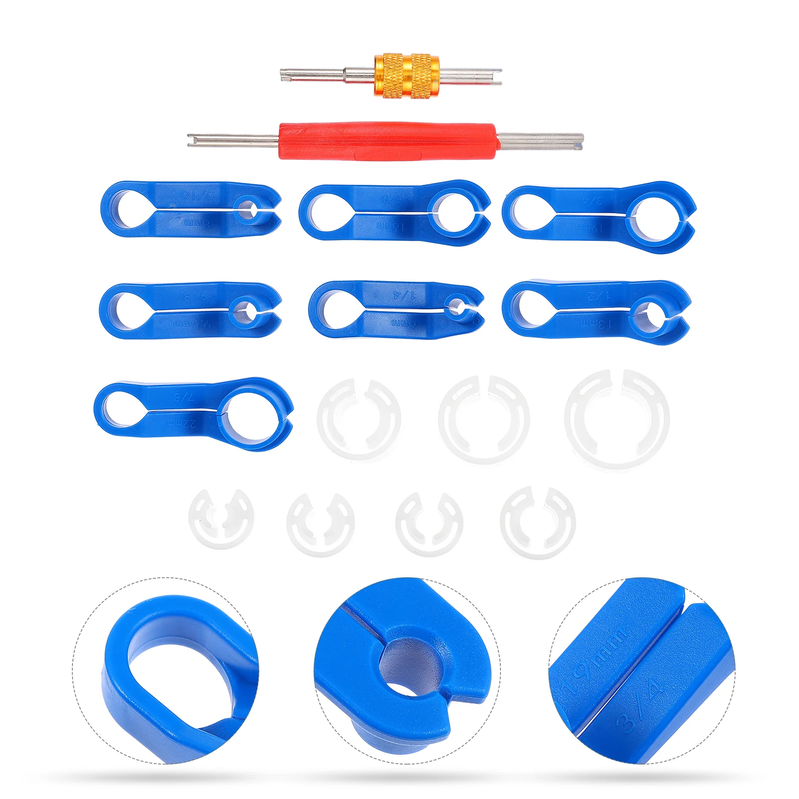 

16 шт., инструмент для удаления топливных линий