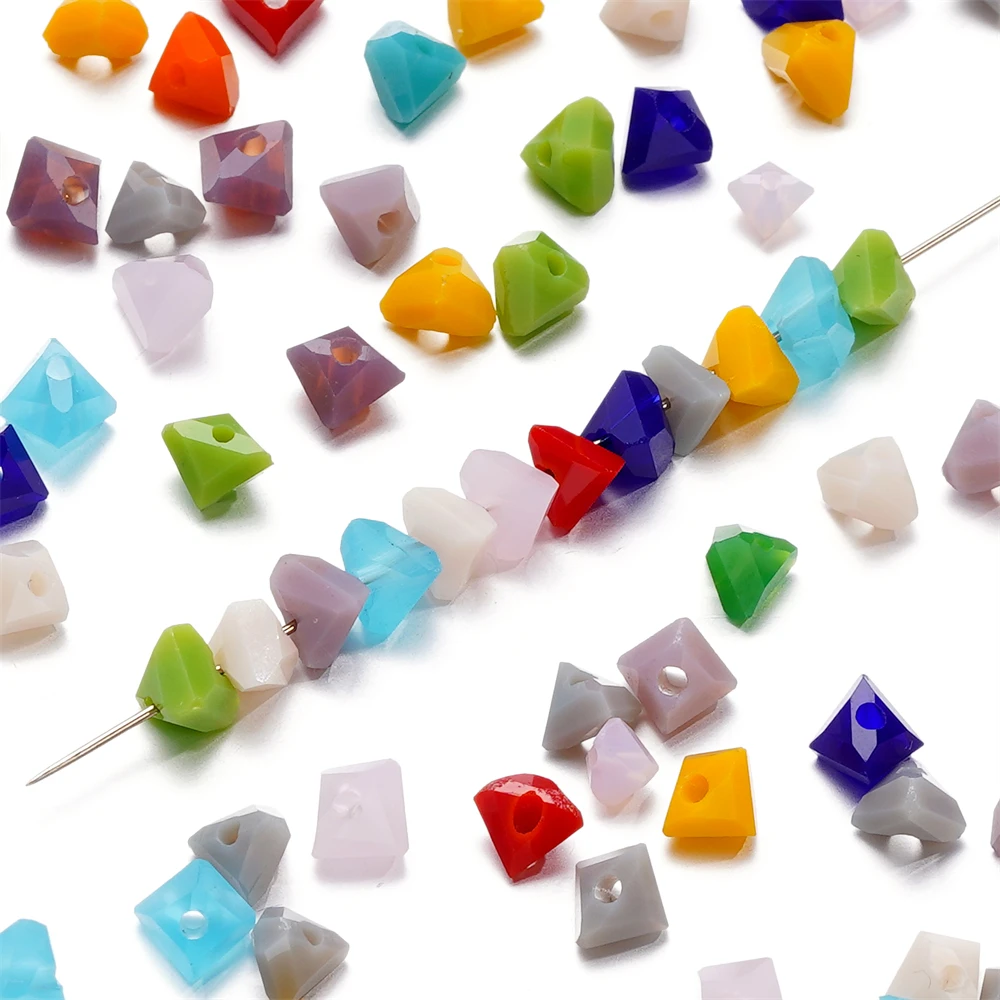 Натуральные 6 мм нерегулярные хрустальные бусины ожерелье чешские рондели