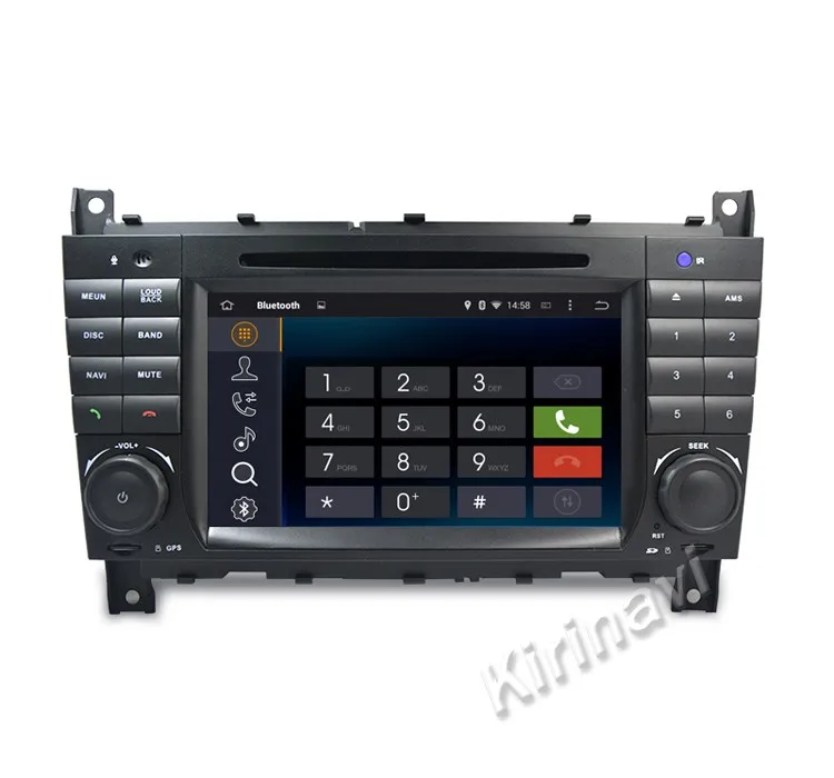 

Kirinavi телефон android 10,0 автомобильный навигатор для Mercedes для benz C class W203 2004-2007 Автомобильная стерео навигация 1024x600HD