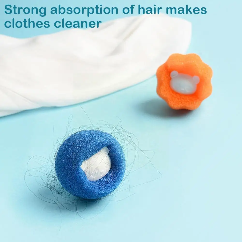 

Washing Machine Ball Magic Laundry Balls Hair Removal Ball Collector Filters Laundry Fiber Catcher Disc Pouch Dirty Filter P0R4