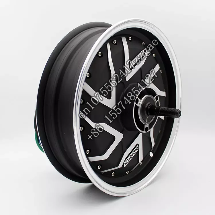 Бесщеточный строительный мотор 13 дюймов 12000 Вт 48-120 В электрический мотоцикл