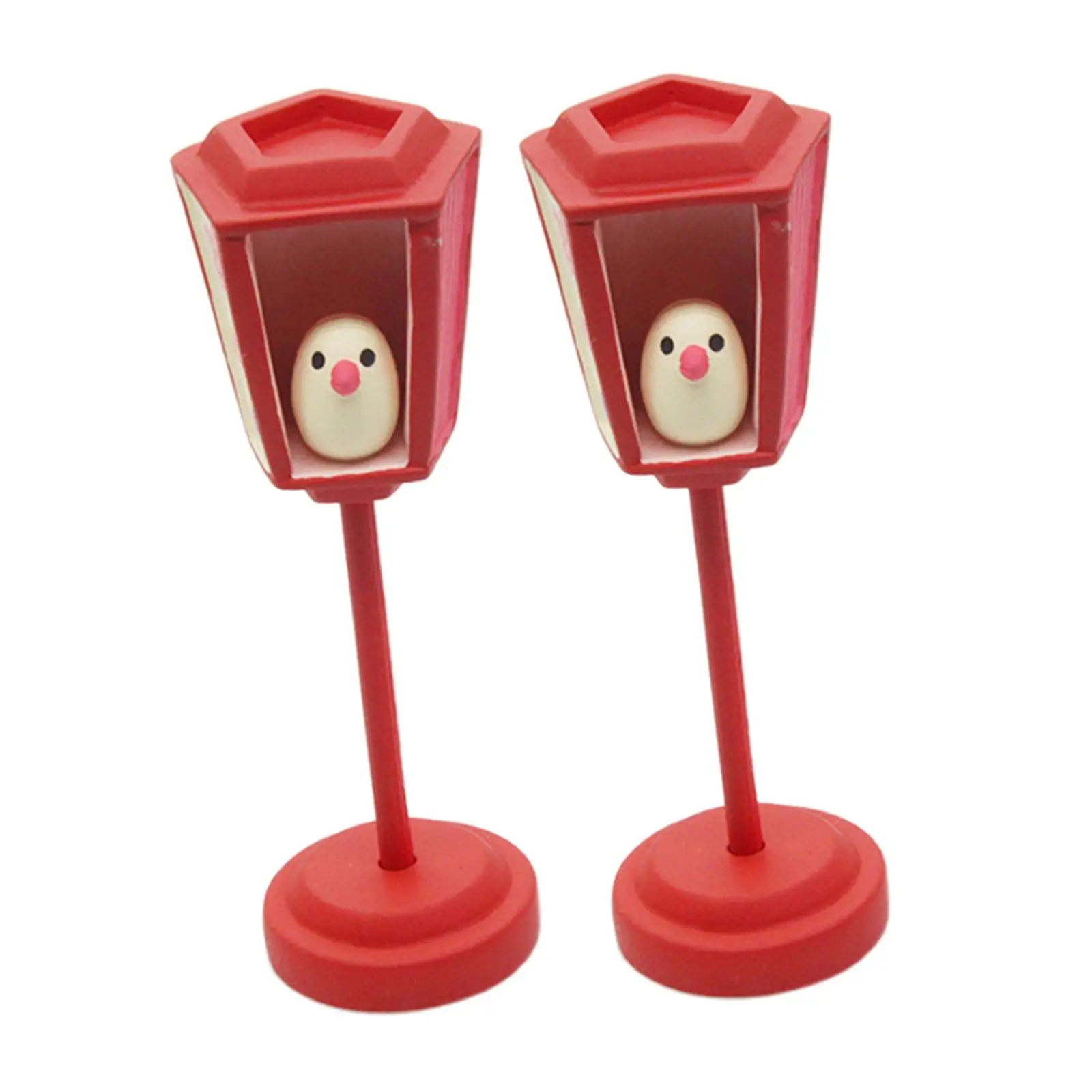 

2 шт., декоративный полимерный игрушечный фонарь для кукольного домика