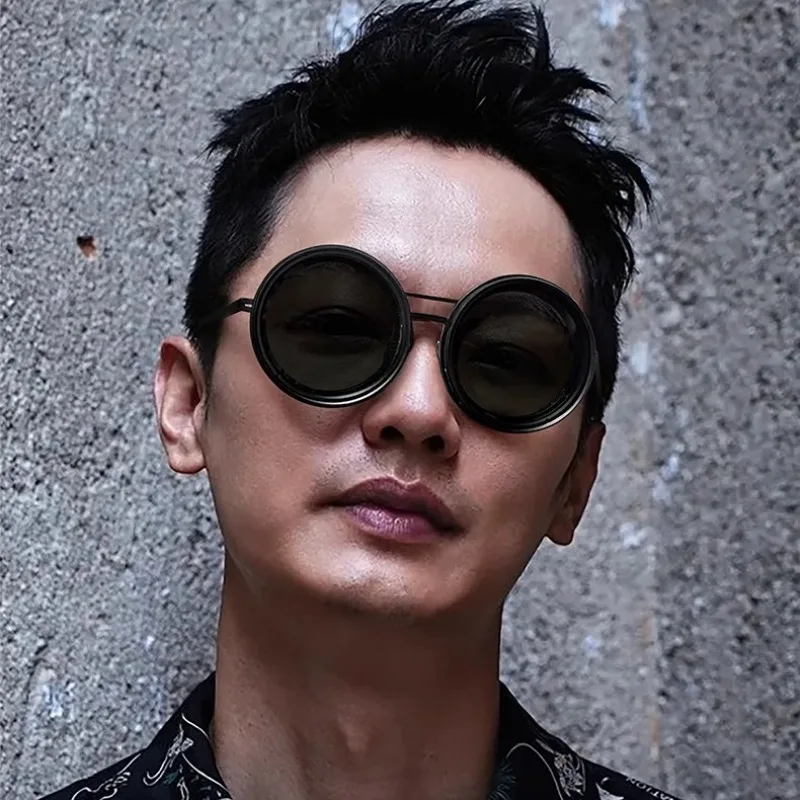 Чистые ручные ND9 регулируемые солнцезащитные очки с затемнением мужские