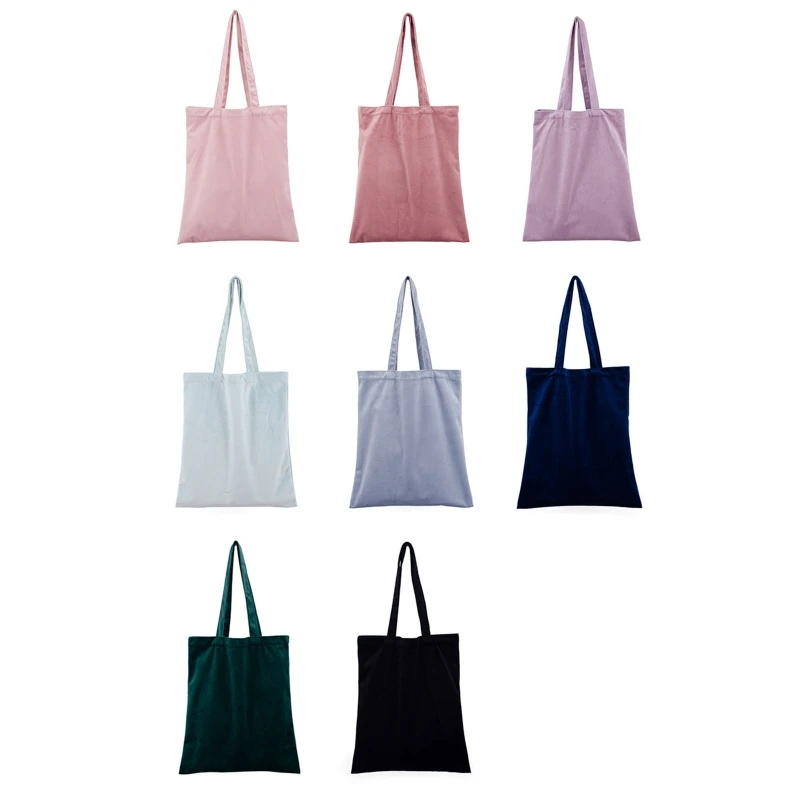 

Trendy DIY Hand Painted Handbag Solid Color Shoulder Bag for Family Members