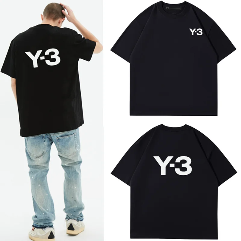 

Y3 YOHJI YAMAMOTO Summer New Y-3 Letter Printing Loose Comfortable Casual Men And Women Couple Style Fashion T-Shirt