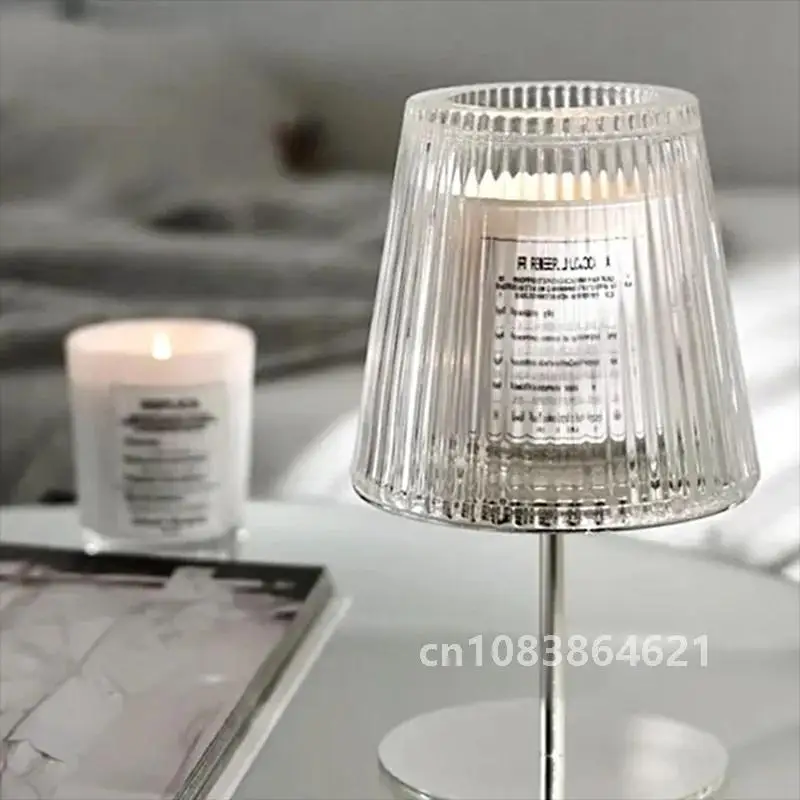 Настольные подсвечники подставка для лампы стеклянный фонарь в скандинавском