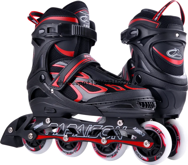 Взрослые роликовые коньки с 3 большими колесами популярные спортивные