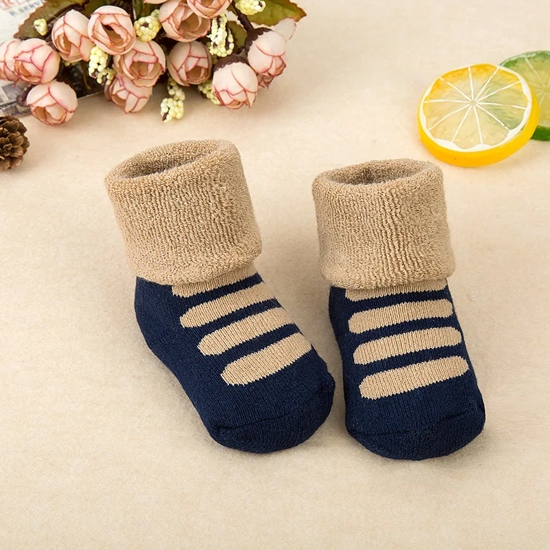 

Cotton Baby Asymmetric Socks Autumn Winter Thicken Warm Newborn Boy Girl Socks Floor Wear Terry Sock Baby Accessories