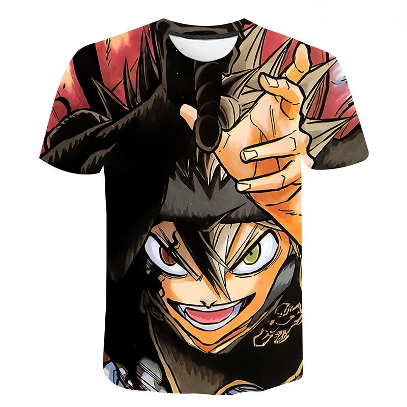 

Новинка лета 2022, модная черная футболка для мальчиков, уличная одежда для мальчиков и девочек, повседневные топы с 3D принтом и короткими рук...