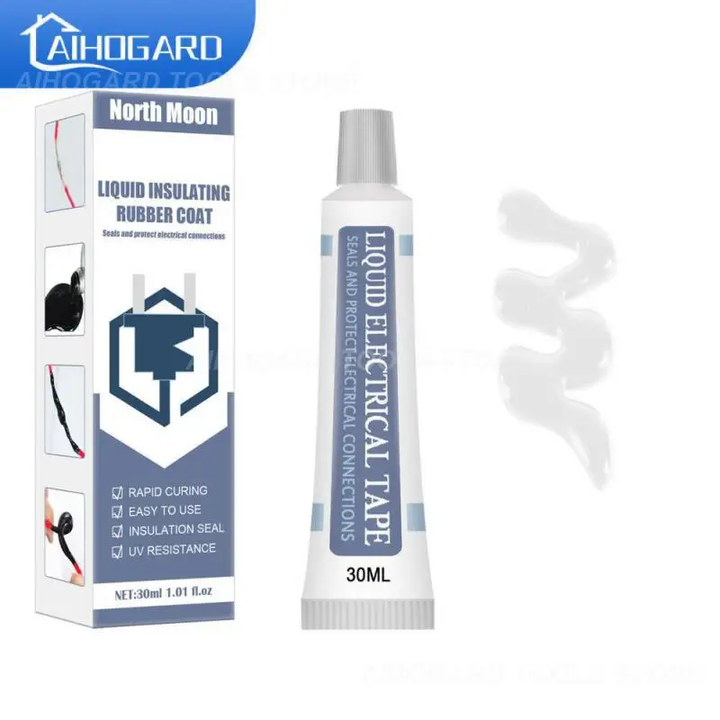 

Corrosion Protection Fix Line Glue Electrical Wire Cable Repair Rubber Electrical Tape Insulation Membrane Coating Sealant 50ml