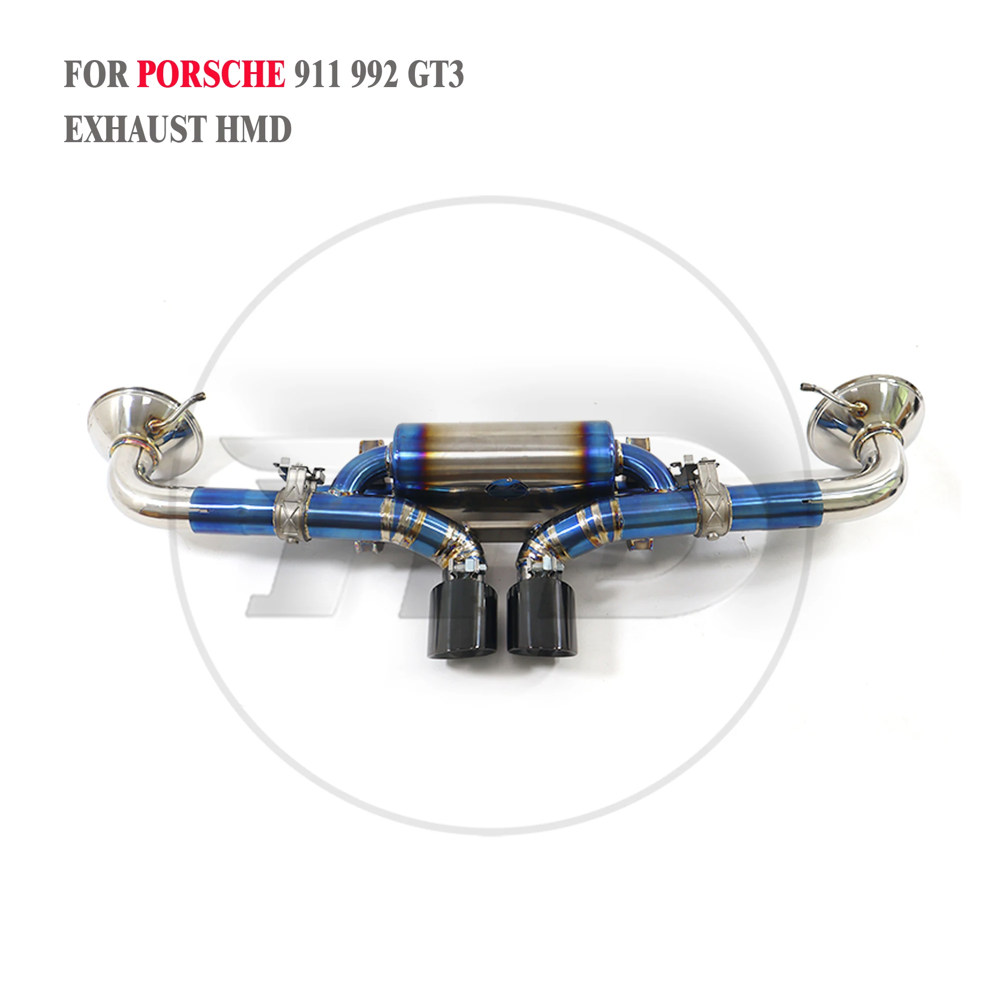 

HMD Titanium Alloy Catback Exhaust System for Porsche 911 992 GT3 Muffler With Valve Car Accessories