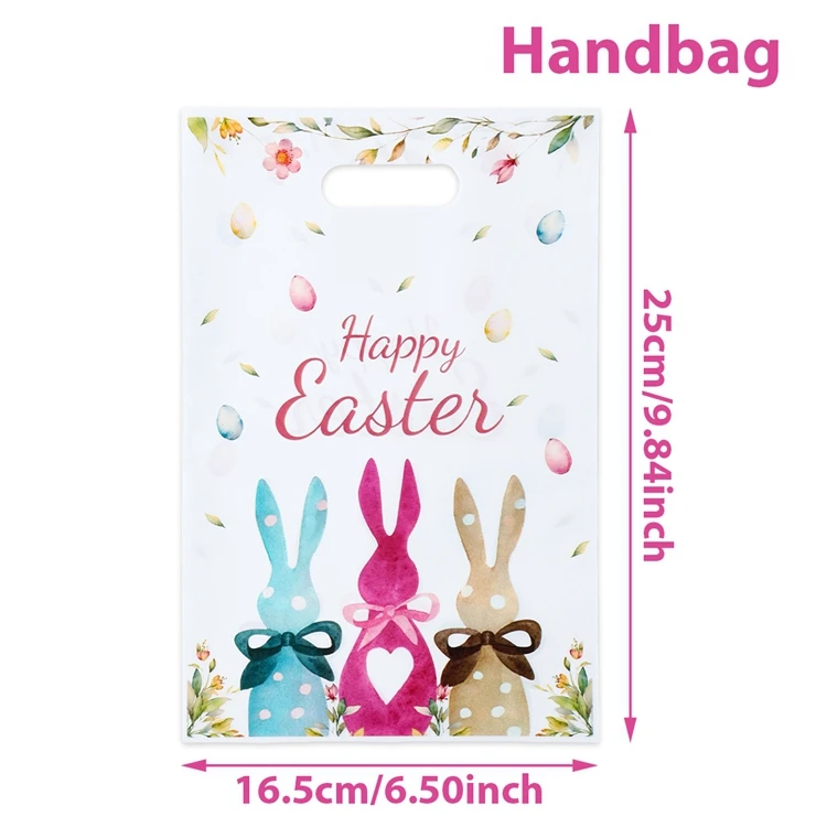 Пластиковые подарочные пакеты с кроликом и морковью, Huiran