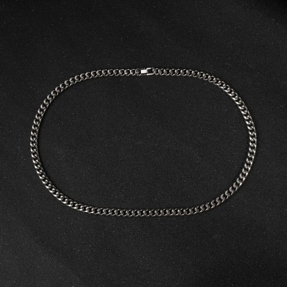 

Fashion Necklace All-matched Retro Necklace Long Punk Men Retro Necklace Thick