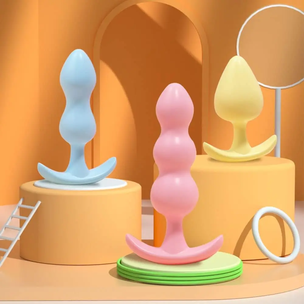 Силиконовая Анальная пробка анальная игрушка расширяющаяся деталь для