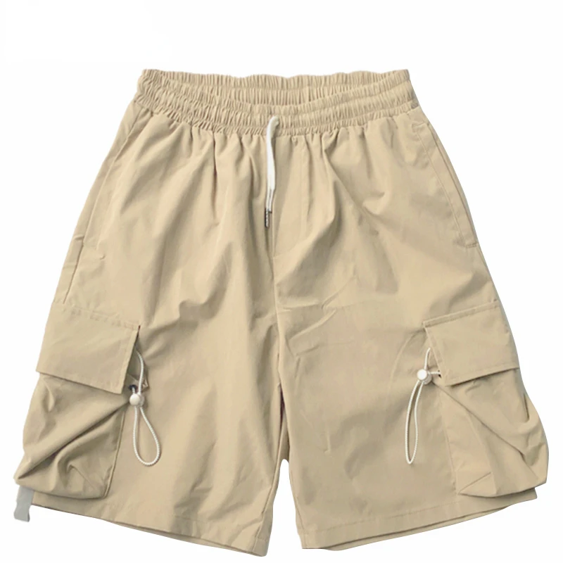 

2022 Men Hip Hop Streetwear Shorts Jogger Shorts Harajuku Casual Track Shorts Summer Sweatpants Black Gray Khaki