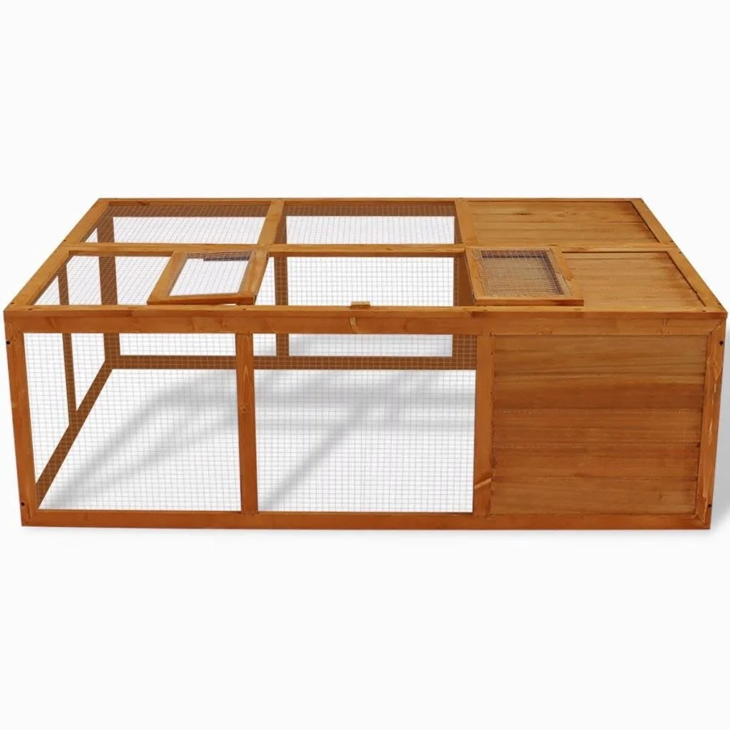 

Outdoor Foldable Wooden Animal Cage