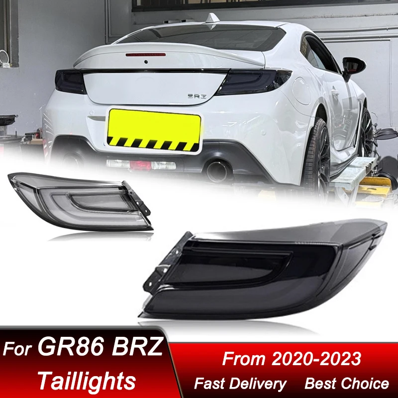 Фото Стайлинг автомобиля задние фонари для Toyota GR86 и Subaru BRZ 20-24 новый стиль светодиодный задний фонарь динамический указатель поворота задний фонарь в сборе №3