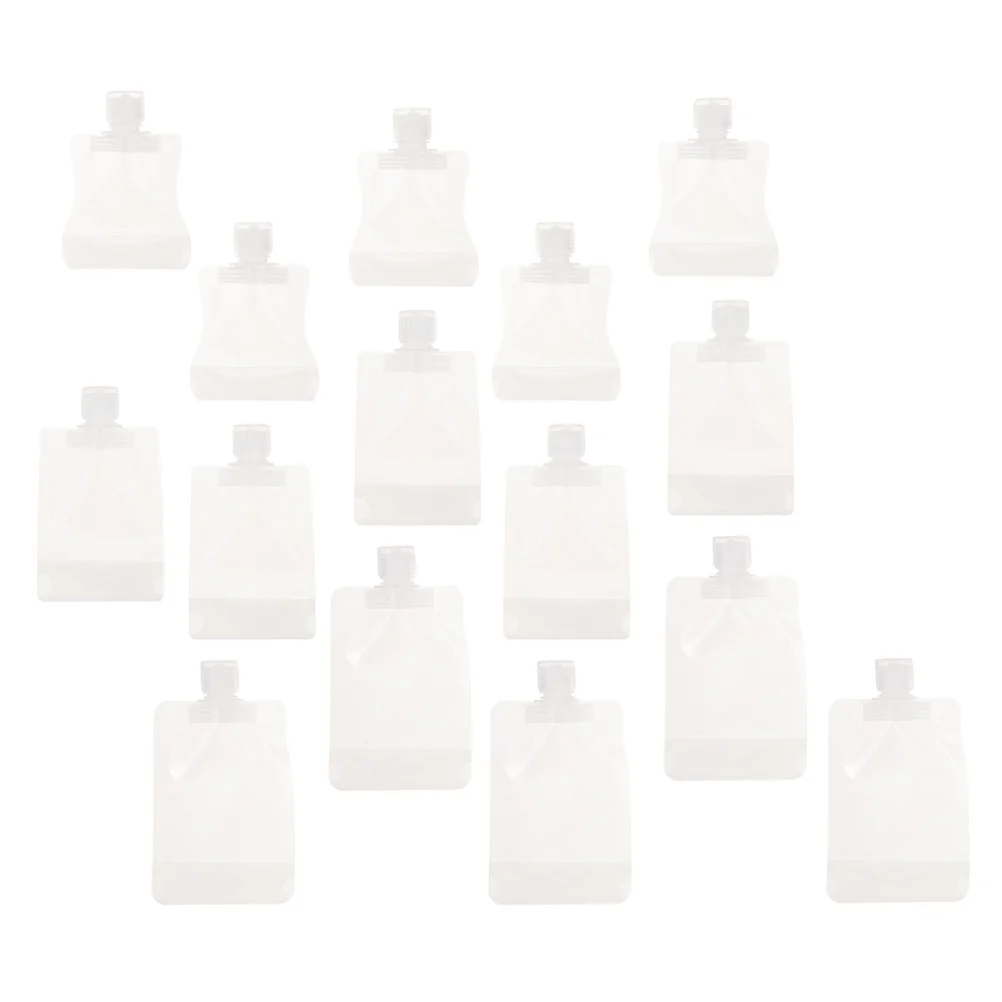 

Pouch Squeeze Travel Pouches Empty Flasks Containers Spout Refillable Makeup Up Packing Stand Fluid Clamshell Drinking Sneak