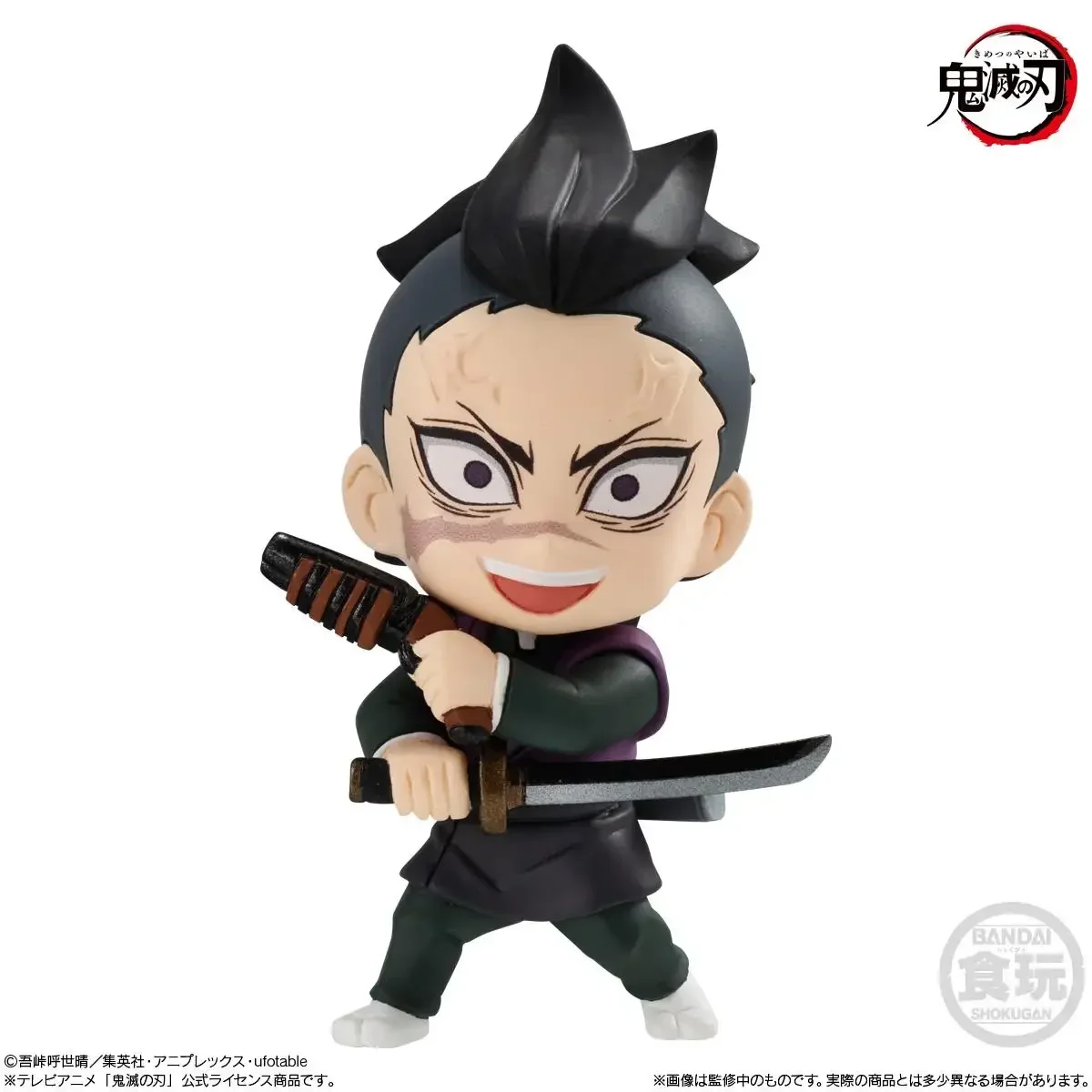 Экшн-фигурка Bandai рассекающая демонов Q-версия игрушка-конфета реклама движение