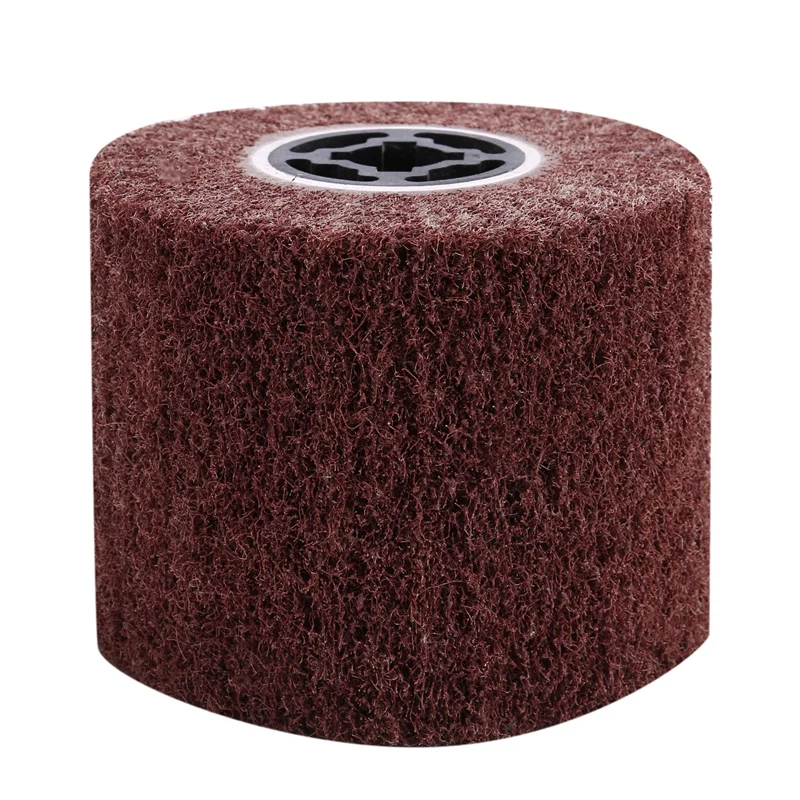 

Non-Woven Wire Wear Drawing Polishing Wheel Flip Brush For Surface Treatment Stainless Steet 100 X 22Mm (120 Grains)