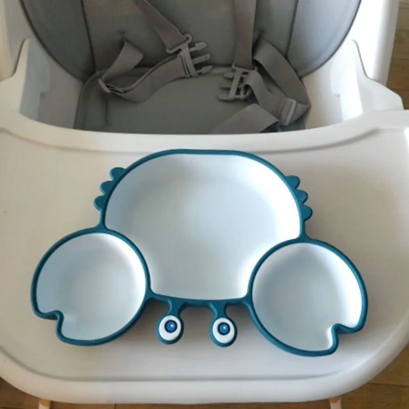 Детские миски тарелки ложки силиконовая посуда столовые приборы не содержит