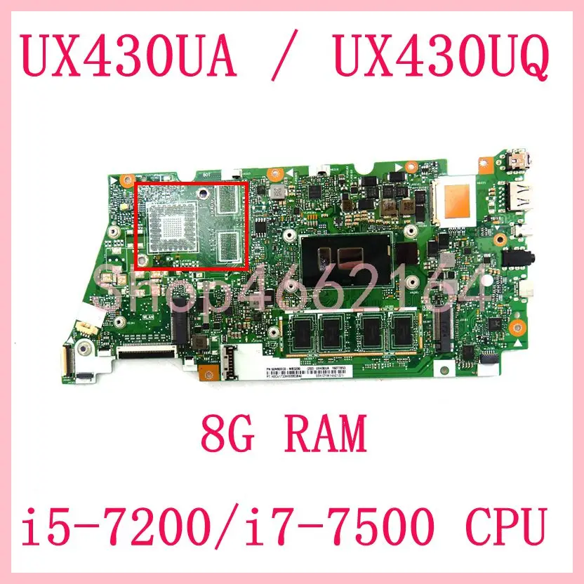 X751NA N3450 / N4200 CPU 4GB RAM 90NB0EA0-R00020 Материнская плата ASUS X751 X751N X751NV ноутбука 100%