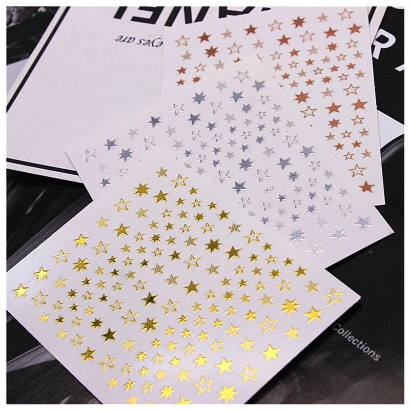 1 лист наклеек для дизайна ногтей с пентаграммой Delysia King