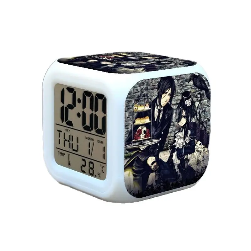 Часы с изображением черного Батлера из аниме фантастический улей Себастьян