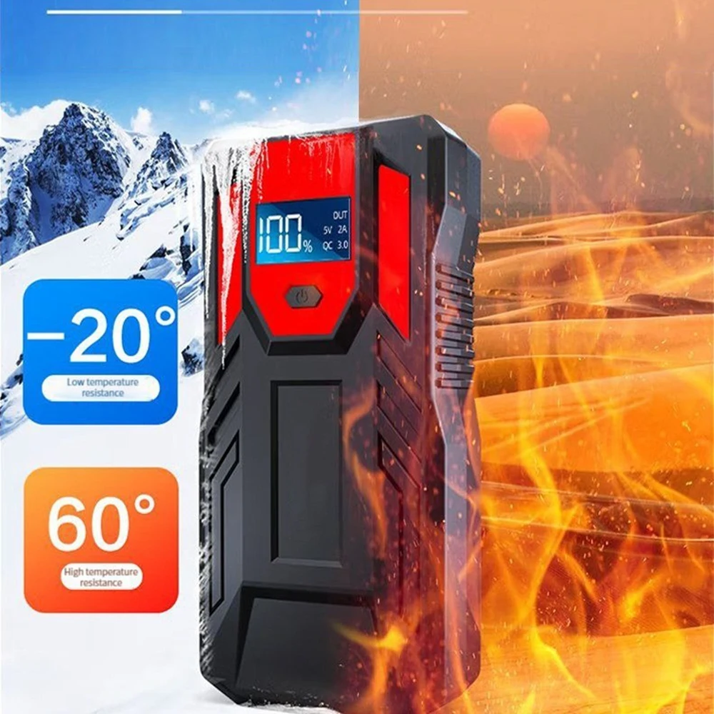 

Car Jump Starter Portable Power Bank 19800mAh Battery Starter Charger Boosters Starters Camping Powerbank Auto Starting Device