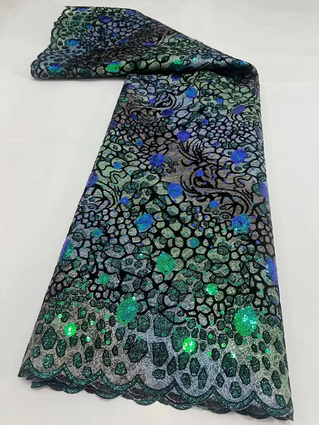 Новое поступление 2022 бархатная Тюлевая ткань кружевная новейшая нигерийская с