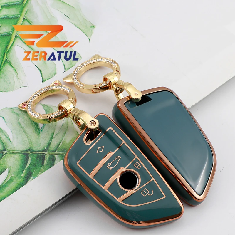 

For BMW 1/3/5/6/7 Series X1 X3 X5 X6 X7 F20 Z4 F48 F39 G01 G02 G30 G20 G32 G11 F15 F16 G07 TPU Car Remote Key Case Cover Fob