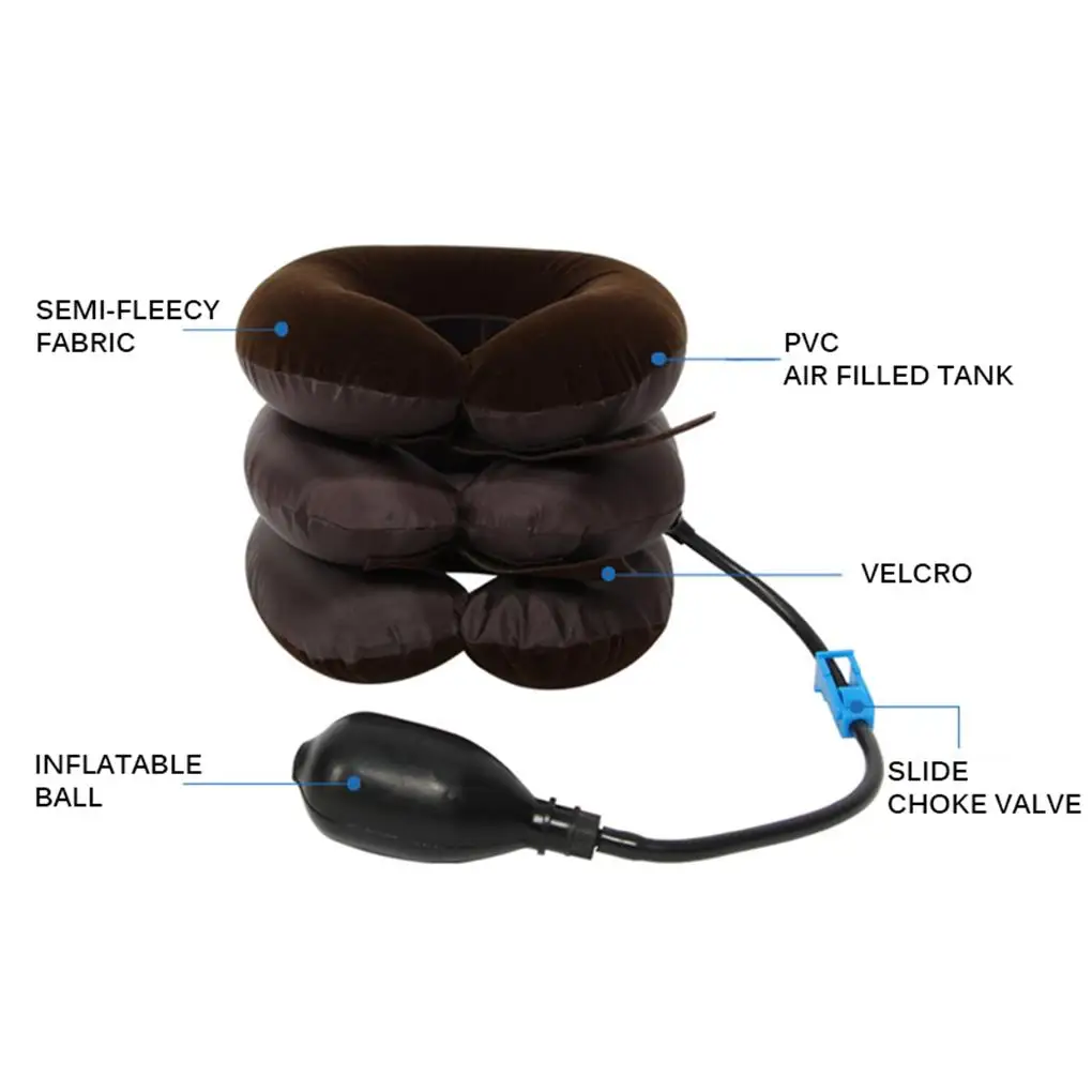 

Neck Support Necks Traction Device Air Traction Massager Portable Neck Traction Pillow Therapy Devices for Office