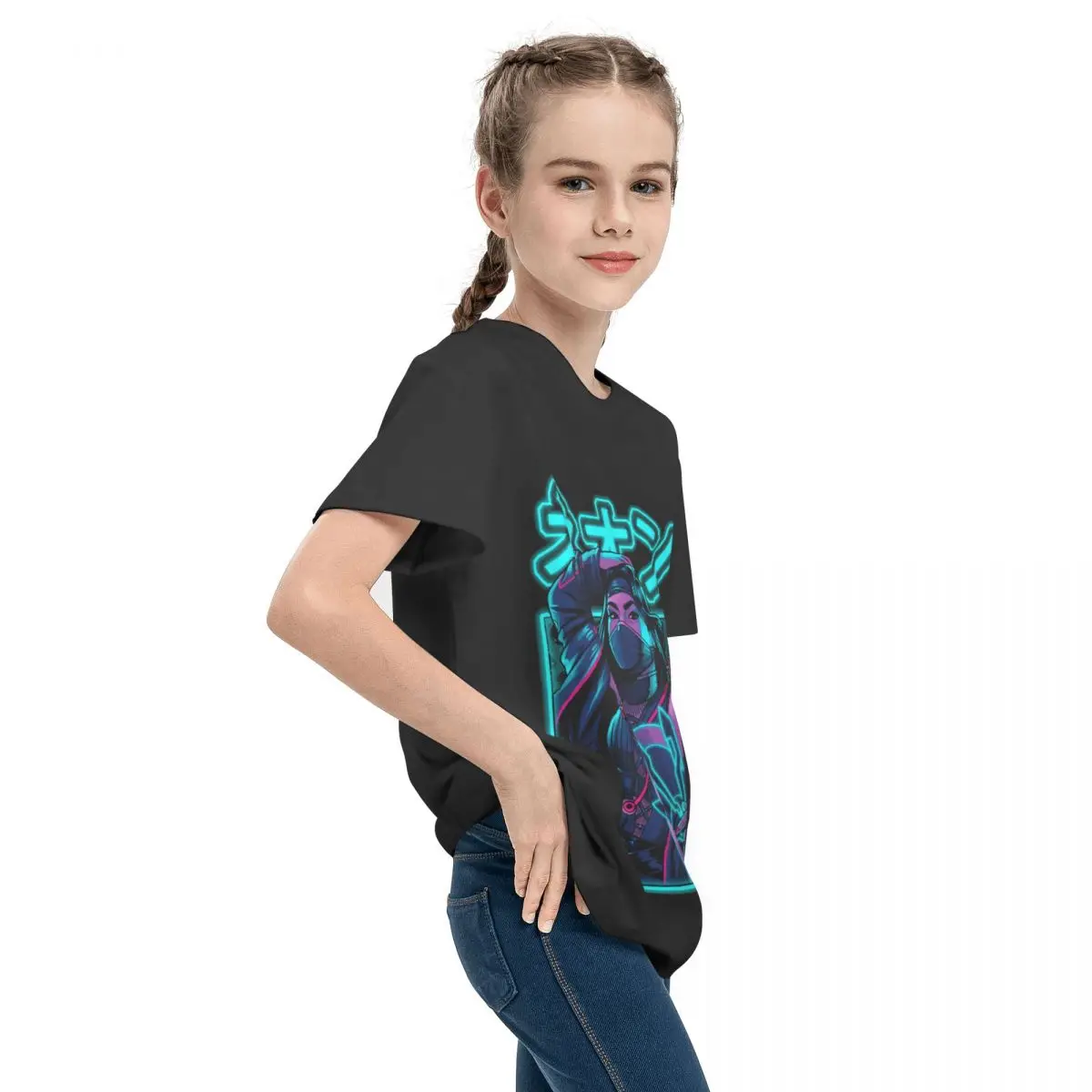 Футболка для подростков Fresh Mortal Neon Classic базовая тенниска с коротким рукавом