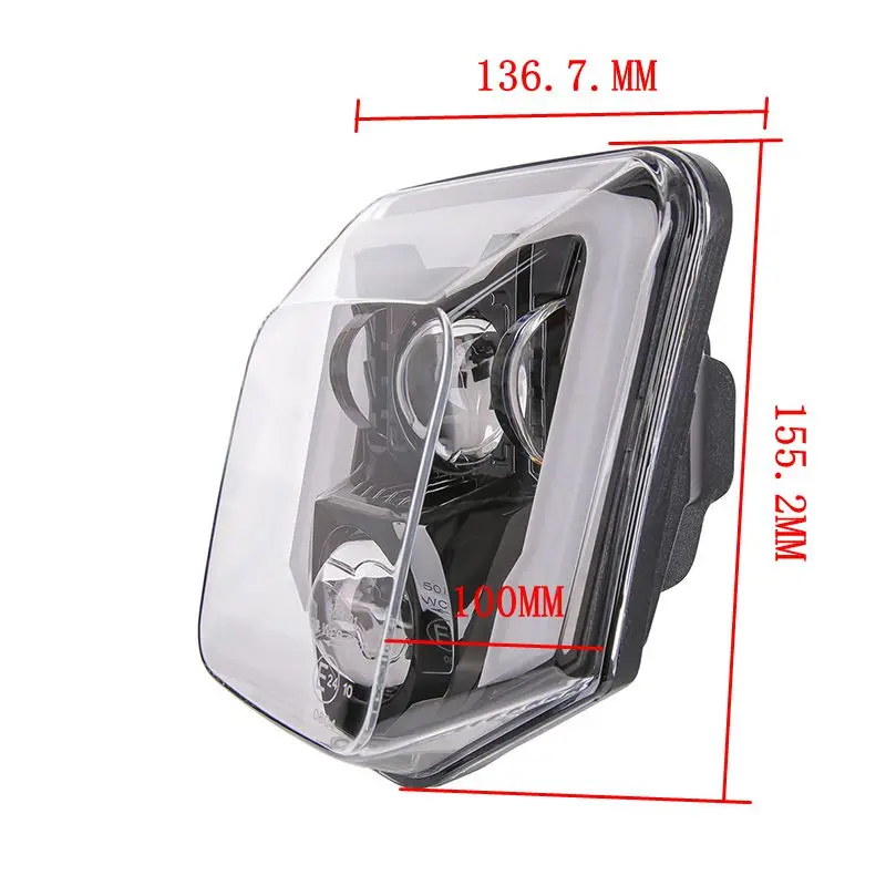 Новинка 2022 передняя фара головного света для Husqvarna 125 250 300 350 450 501 250i 300i FE250 FE350 FE450