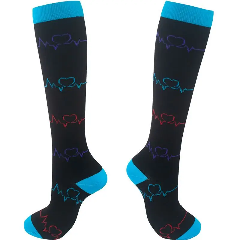 Comfortable Compression Stockings Golf Sport Socks Blood Circulation Promotion Slimming Medical Nursing Stockings Anti-Fatigue