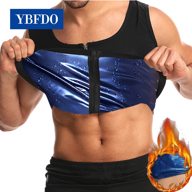 

YBFDO мужской жилет для сауны, горячий полимерный корсет, компрессионный корсет для талии, тренировочный жилет, майка для тренировок, потеря веса, Корректирующее белье, рубашка
