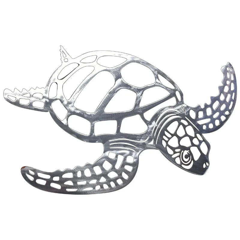 

Wall Livingroom Beach Metal Art Decor Turtle New 2023 For Decor Ornament Sea Indoor Hanging Wall Theme Decorations