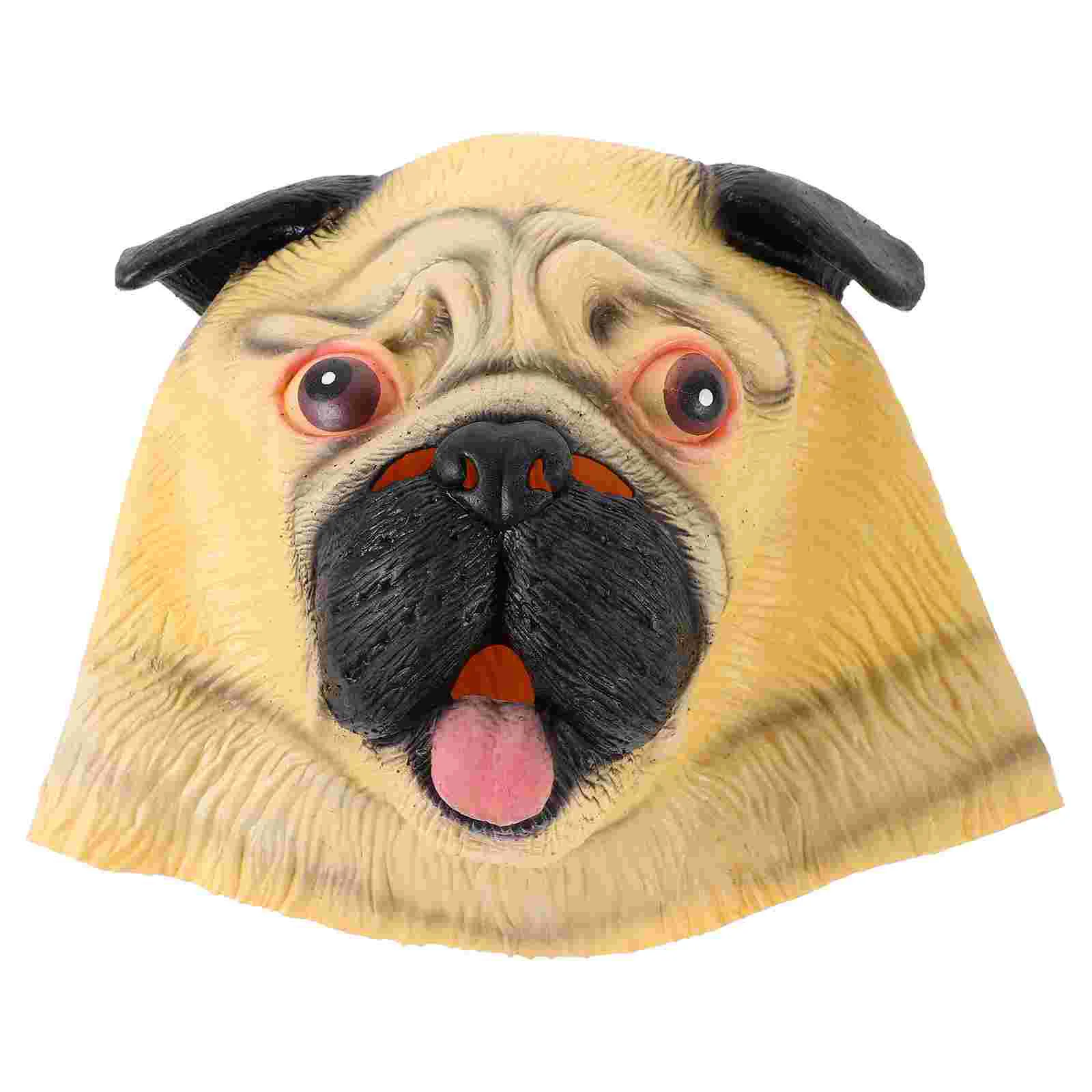 Хэллоуин искусственные маски наряд реквизит для косплея голова животного собака