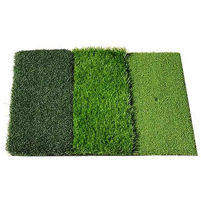 

1Set Foldable Artificial Grass Nylon Grass Belt Rubber Indoor Backyard Golf Training Hitting Mat Green