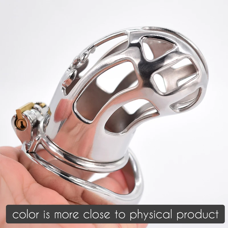 

New Male Chastity Cock Cage BDSM Sex Toys for Men Sexual Sex Shop Penis Rings Bespoke Bondage Devices for Aficionados Sissy 18